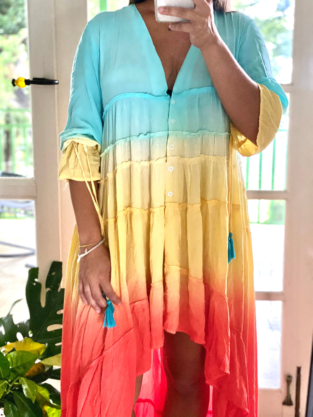 Dyed Maxi Dress